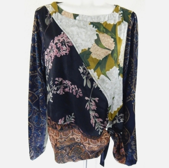 Tiny Anthropologie Patchwork Blooms Blouse - Picture 2 of 4